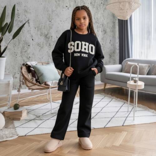 soho black jogging meisjes