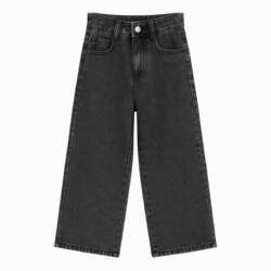 jeans widefit grijs zwart 2