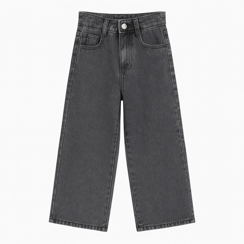 jeans widefit grijs zwart jeans widefit grijs zwart