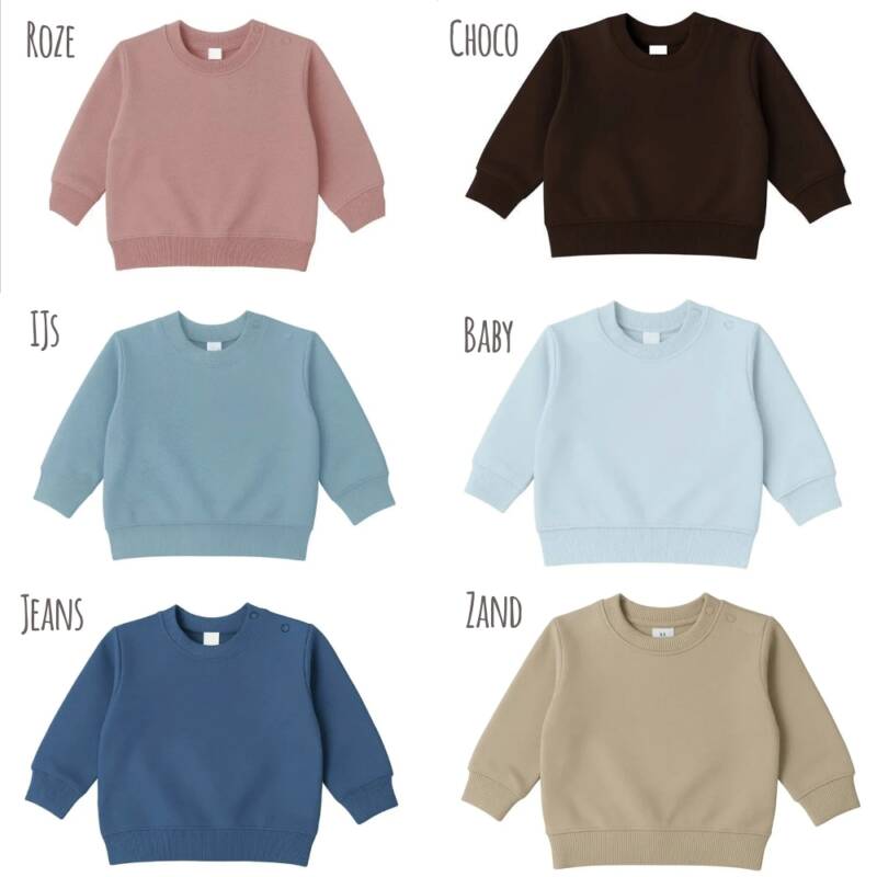 kleuren sweaters