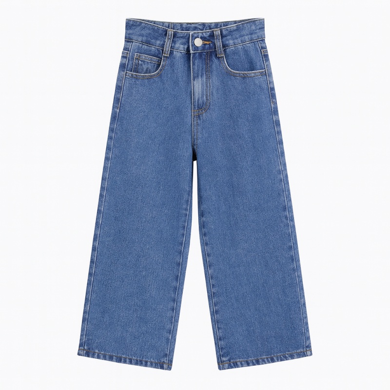 widefit jeans meisjes blauw
