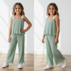 2 delige set meisje plissé (1)