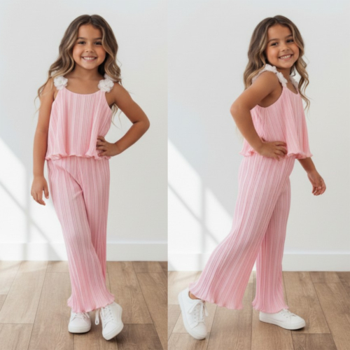 2 delige set meisje plissé (2)