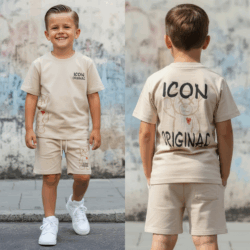 Icon Original jongens zomerset teddy Beige