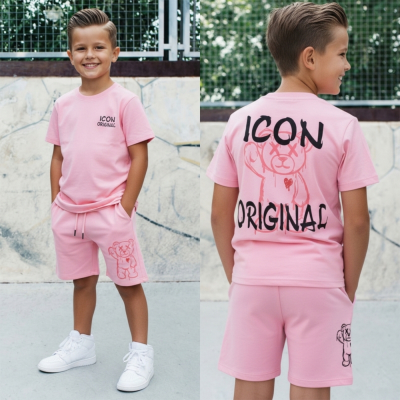 Icon Original jongens zomerset teddy – Roze