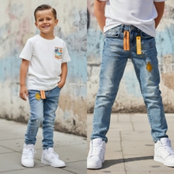Icon Paint Splash Jeans jongens denim