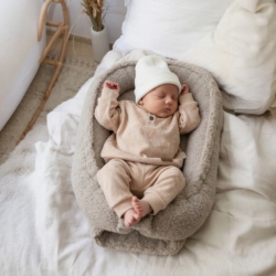 baby set jongens zand beige