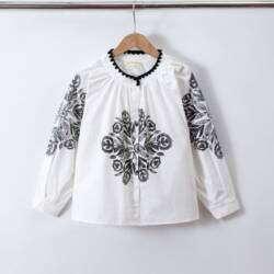 boho blouse meisjes zwart wit boho blouse meisjes zwart wit