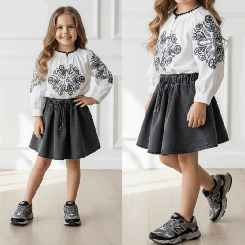 boho blouse meisjes zwart wit boho blouse meisjes zwart wit