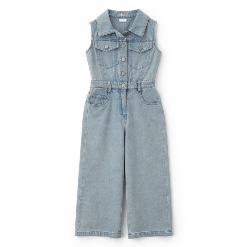 denim jumpsuit meisjes denim jumpsuit meisjes