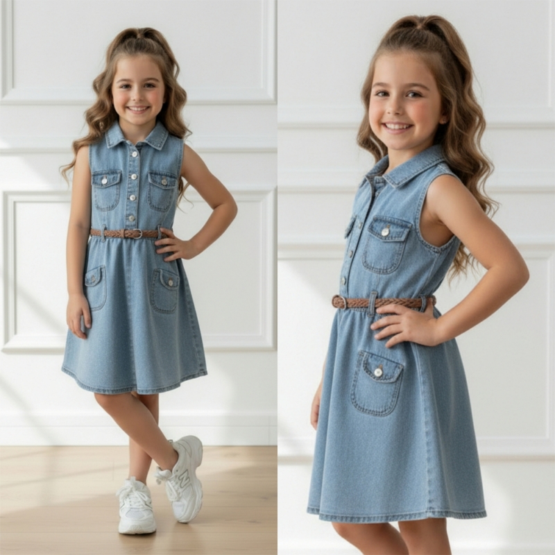 denim jurk meisje (2) denim jurk meisje (2)