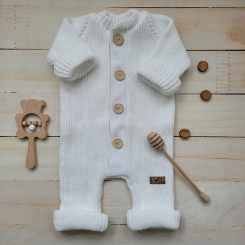 gebreid boxpakje wit