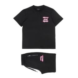 icon set zwart roze jongen