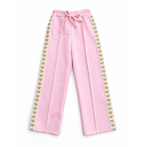 jogger roze hartjes zijkant meisjes