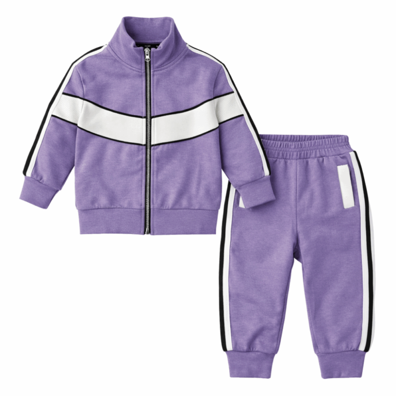 joggingset jongen paars