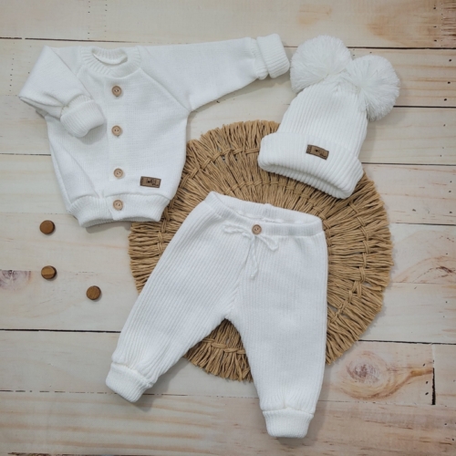 jongens meisjes baby set wit