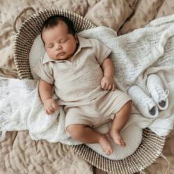 jongens zomer set beige (2)