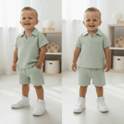 jongens zomer set oud groen