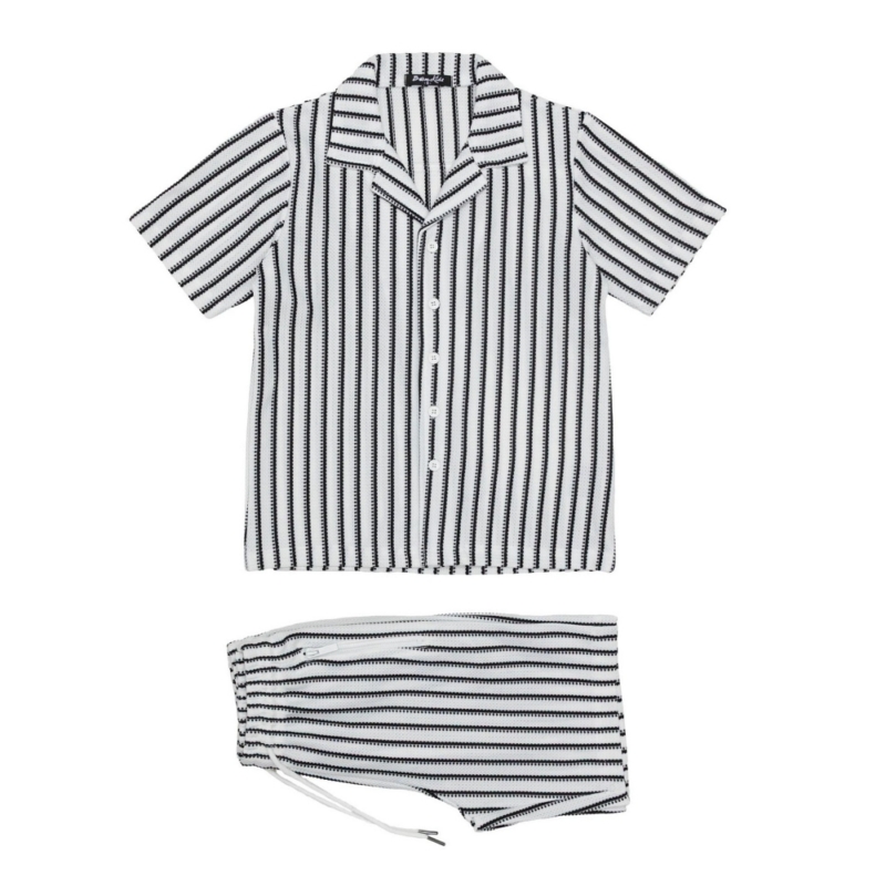 jongens zomerset streep wit icon