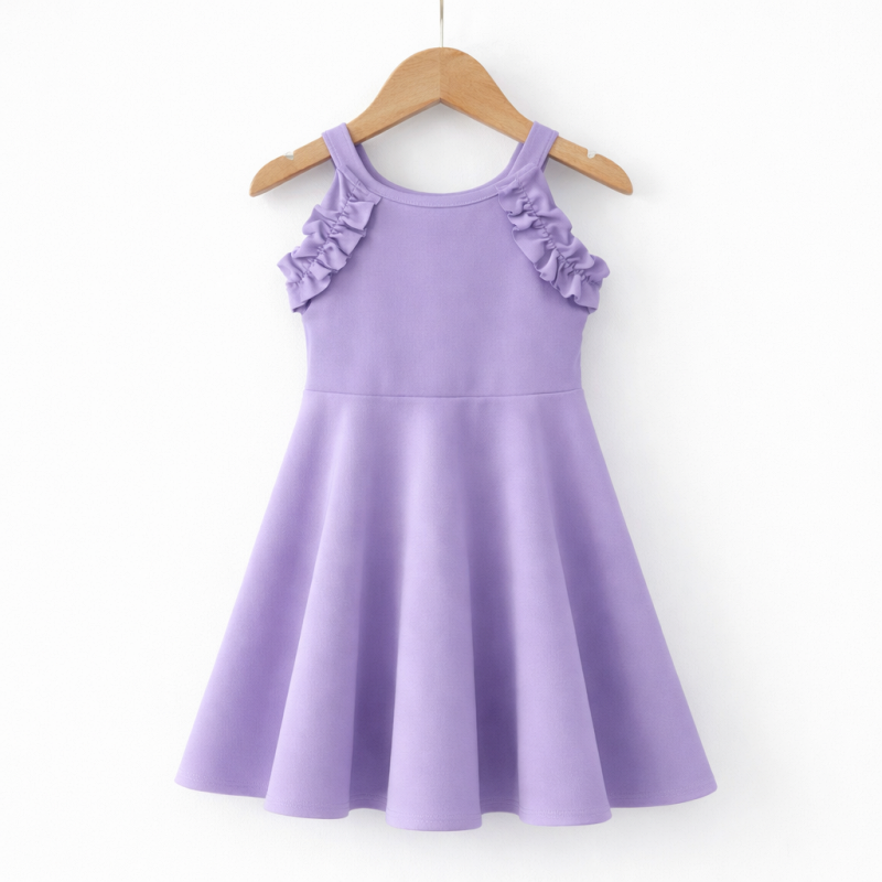 jurkje lila meisje zomerkleding