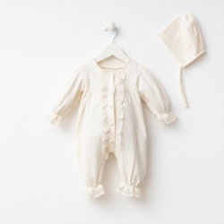 luxe boxpakje meisje ivoor