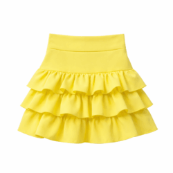 meisjes ruffle rokje geel meisjes ruffle rokje geel