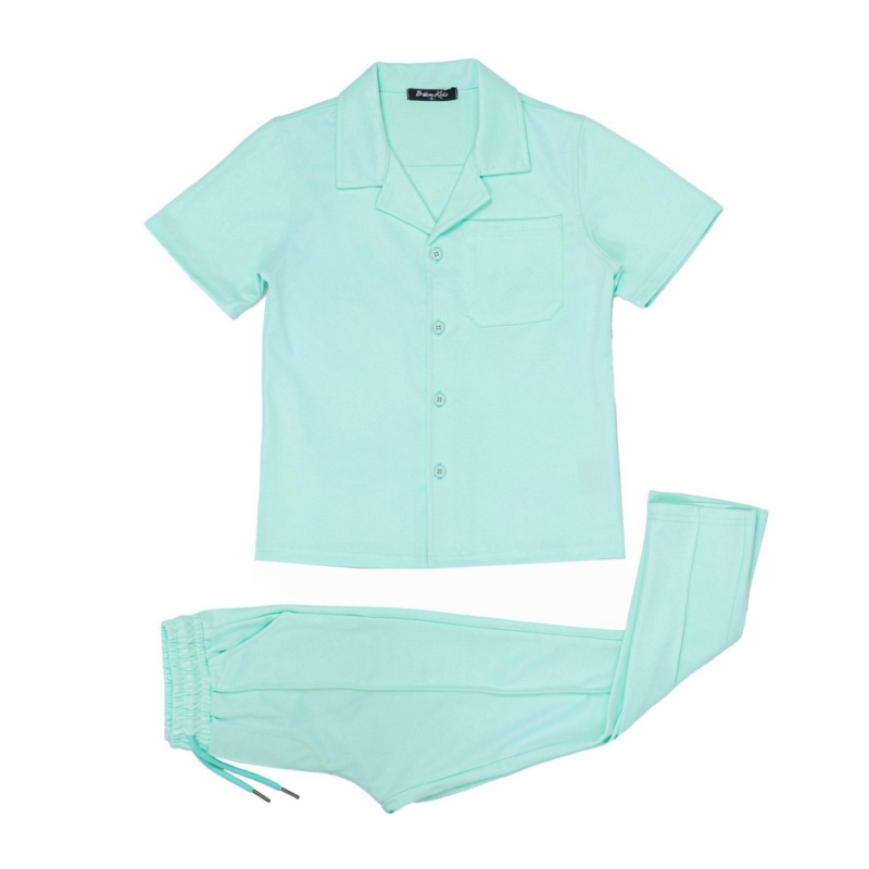mint breeze summer lounge set jongens (2)