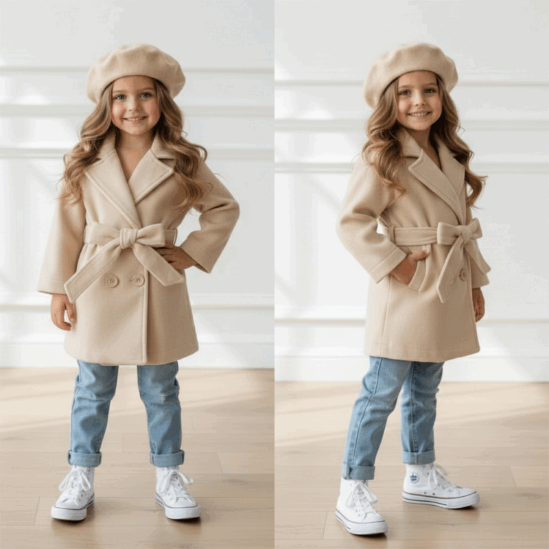 trenchcoat jas meisje beige trenchcoat jas meisje beige