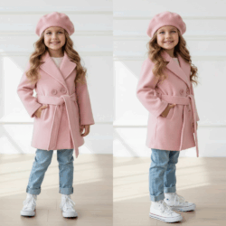 trenchcoat jas meisje roze trenchcoat jas meisje roze