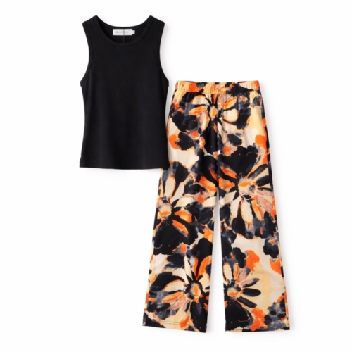 zomerset zwart bloemen meisje