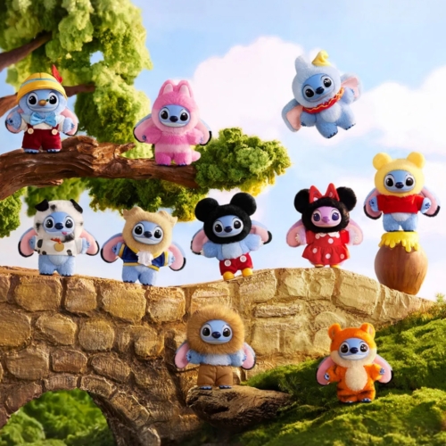 Disney Stitch sleutelhanger plush Popmart Adventure Series vinyl hanger