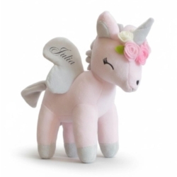Roze unicorn knuffel met naam – Metoo Dolls – 30 cm Roze unicorn knuffel met naam – Metoo Dolls – 30 cm