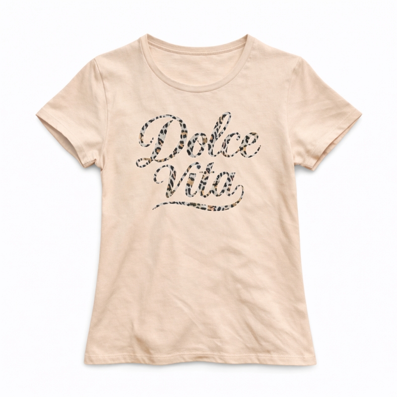 beige meisjes shirt dolce vita panterprint