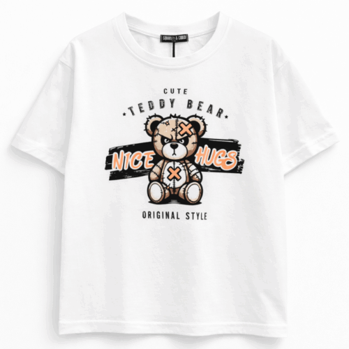 jongens t shirt wit icon beer