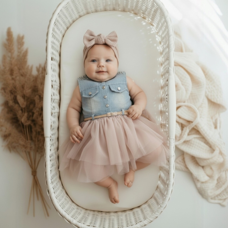 jurkje baby tutu denim jurkje baby tutu denim