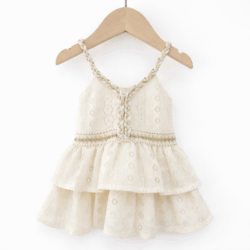 meisje ibiza jurk beige meisje ibiza jurk beige