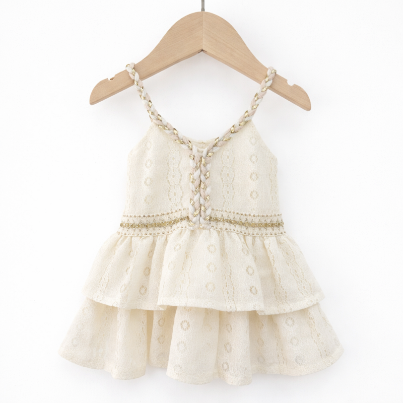 meisje ibiza jurk beige meisje ibiza jurk beige