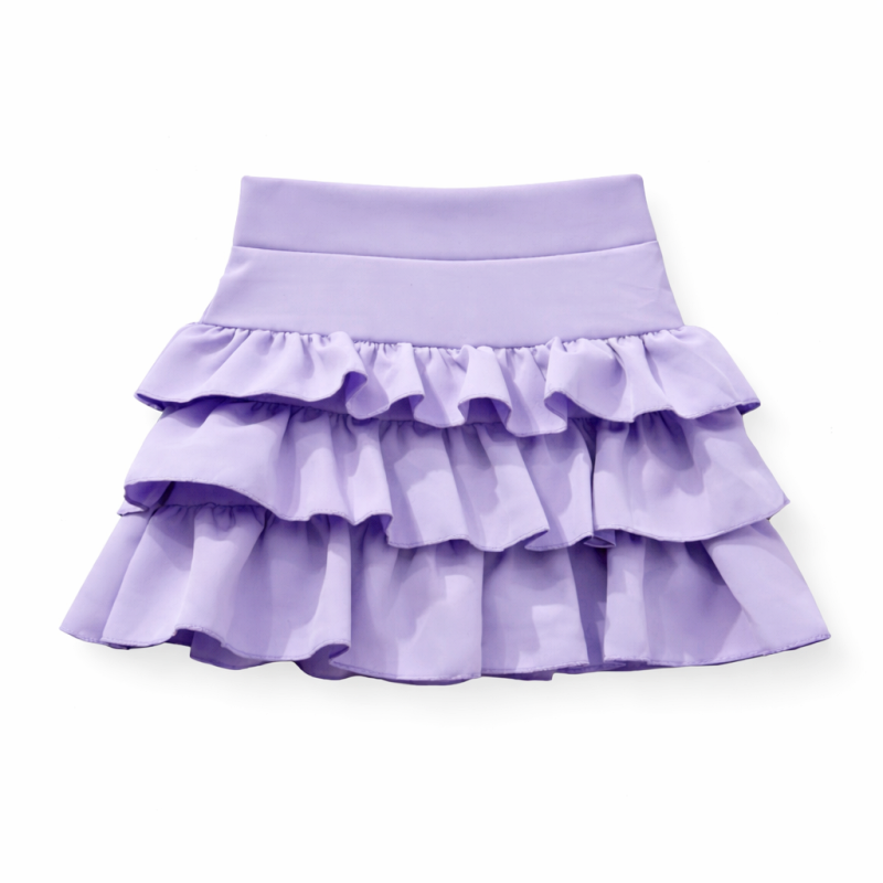 meisje rok ruffles lila 1 meisje rok ruffles lila