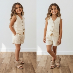 meisjes zomerset broderie beige meisjes zomerset broderie beige
