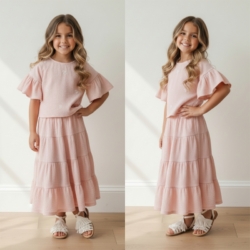 meisjes zomerset roze rok