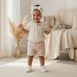 roze meisjes zomer setje Nipperland roze meisjes zomer setje Nipperland