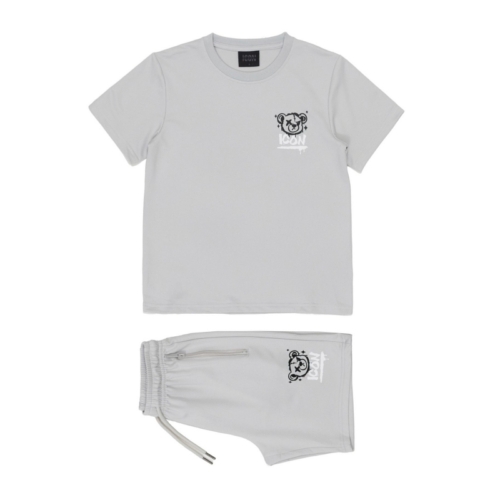 set zomer jongens grijs