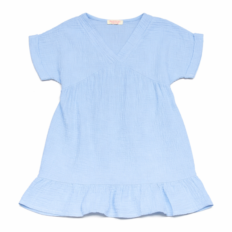 zomerjurk lichtblauw meisjes zomerjurk lichtblauw meisjes