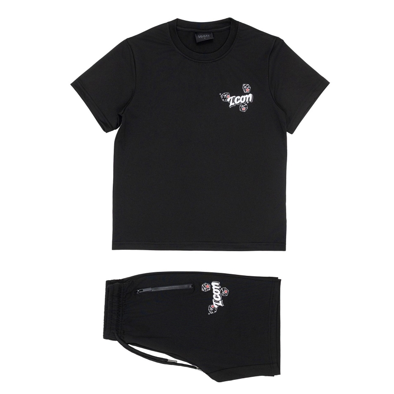 zomerkleding jongens zwart icon