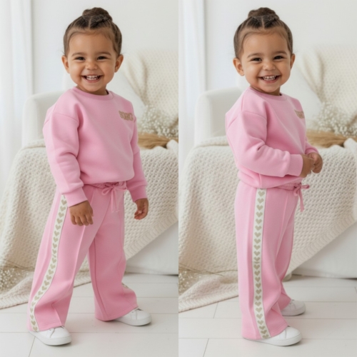 baby meisjes jogging set roze