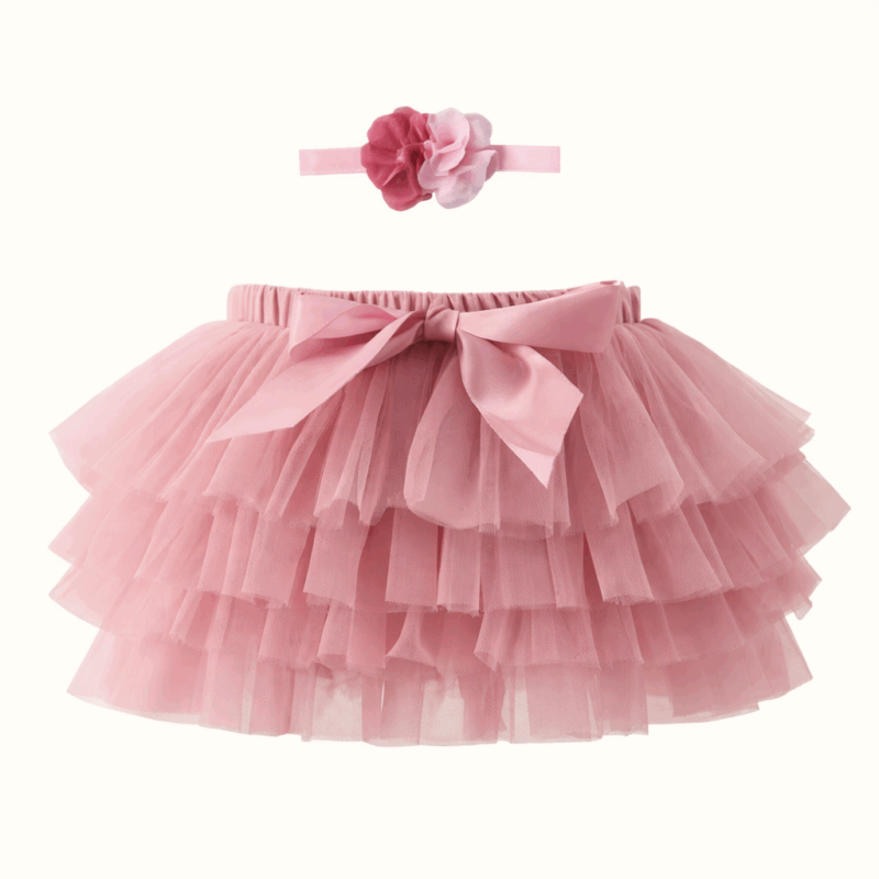 baby tutu oudroze