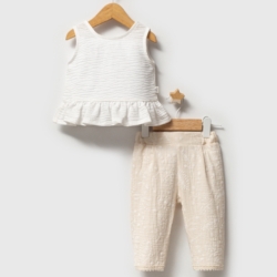 baby zomerset beige en wit