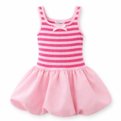 ballon jurkje meisjes roze strepen ballon jurkje meisjes roze strepen