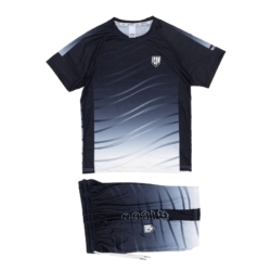 jongen voetbal sportset grijs zwart