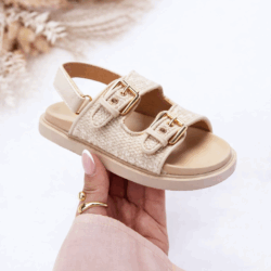 meisjes beige sandalen